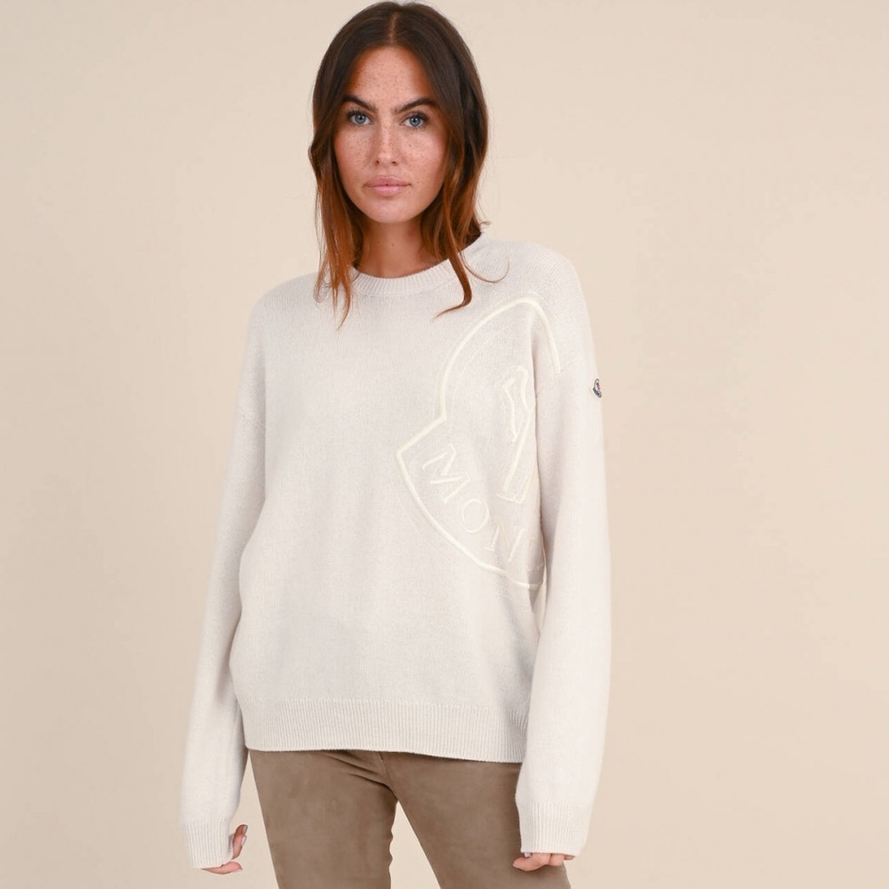 Moncler Girocollo Logo Sweater
